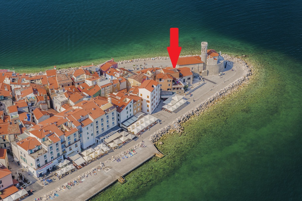 Home sea view apartment spacal piran